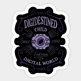 Digimon Child - First Adventure - Digidestined Sticker